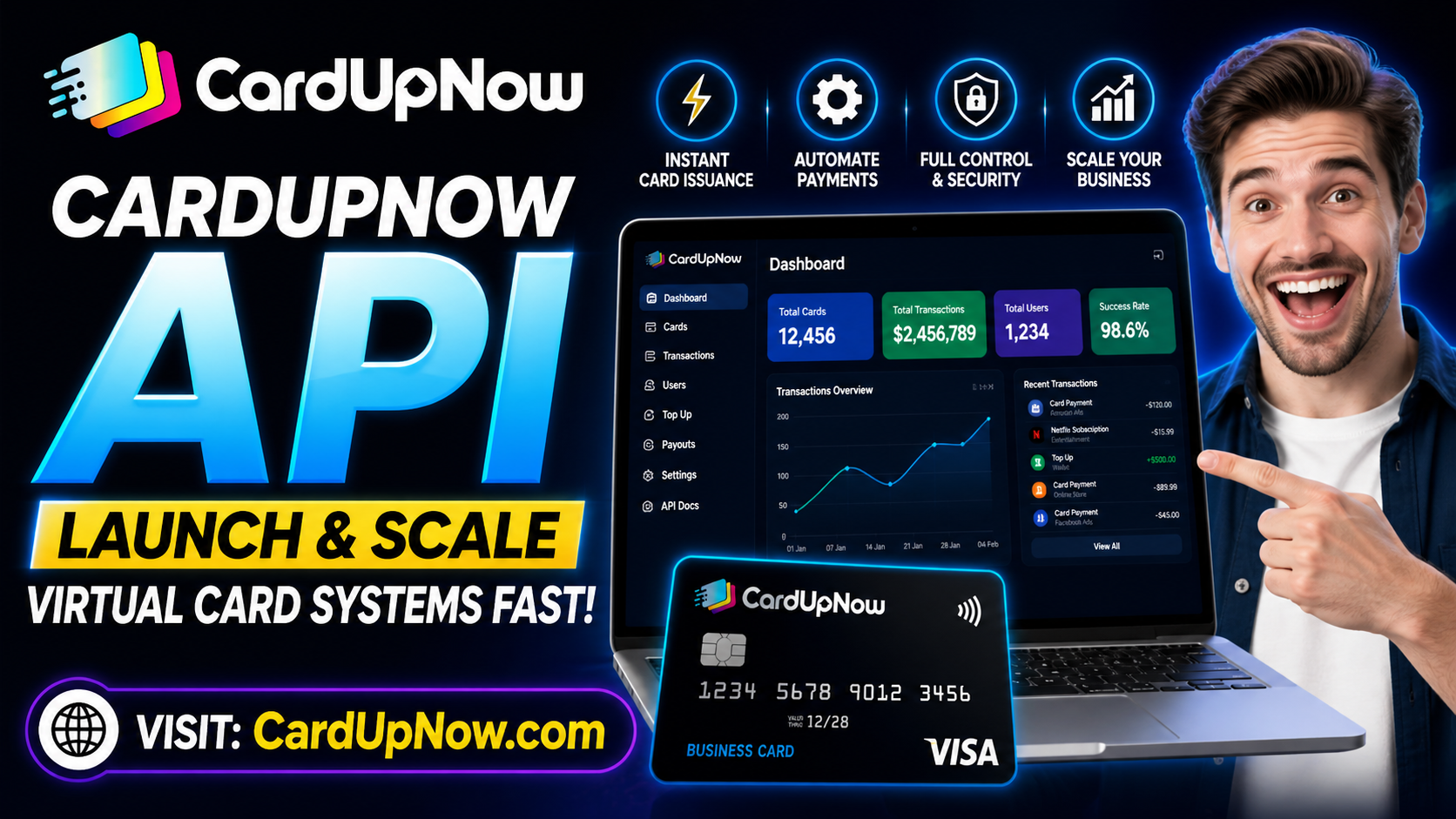 CardUpNow API: Build a Virtual Card Business Without Coding Everything