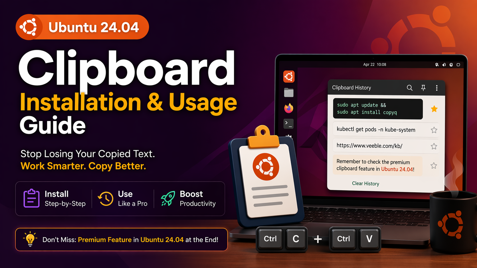 Stop Juggling with Copied Text: Do this to manage Clipboard in Ubuntu 24.04