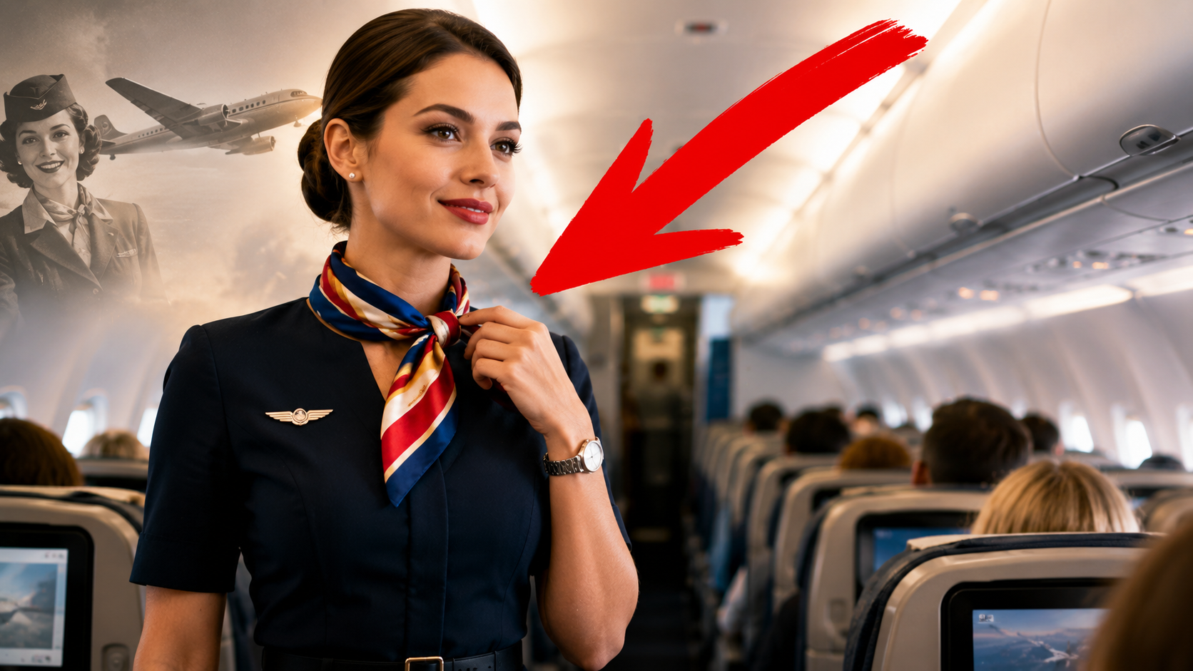 Why Do Flight Attendants Wear Scarves- Why Do Flight Attendants Wear Scarves-