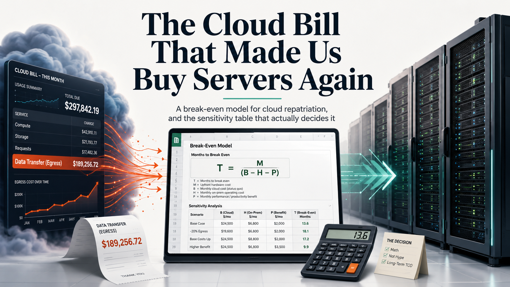 The Cloud Bill That Made Us Buy Servers Again