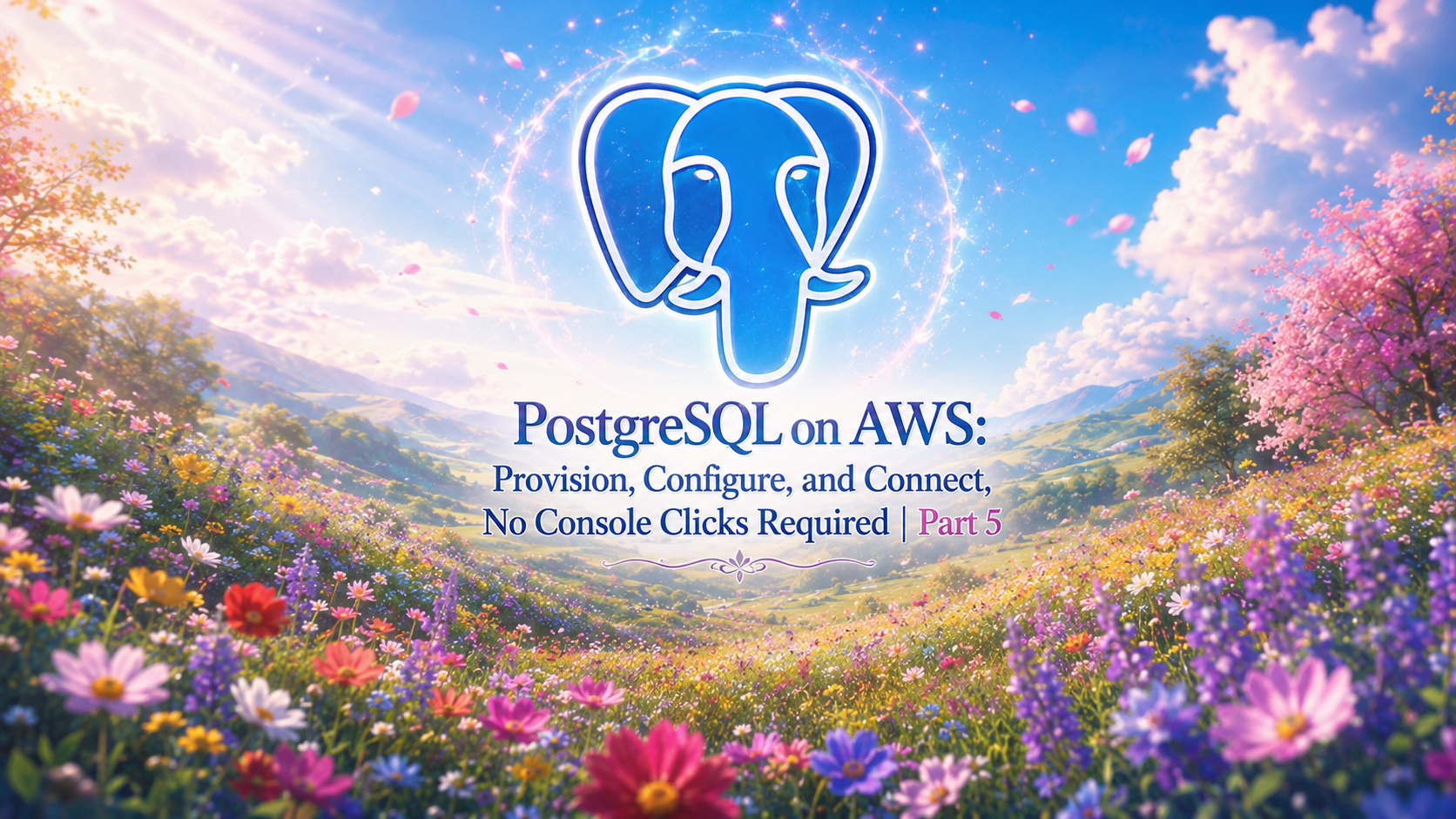 PostgreSQL on AWS: Provision, Configure, and Connect, No Console Clicks Required | Part 5