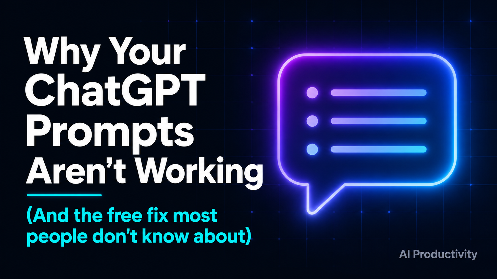 I Wasted 3 Hours Writing the Perfect ChatGPT Prompt. Then I Found a Smarter Way.