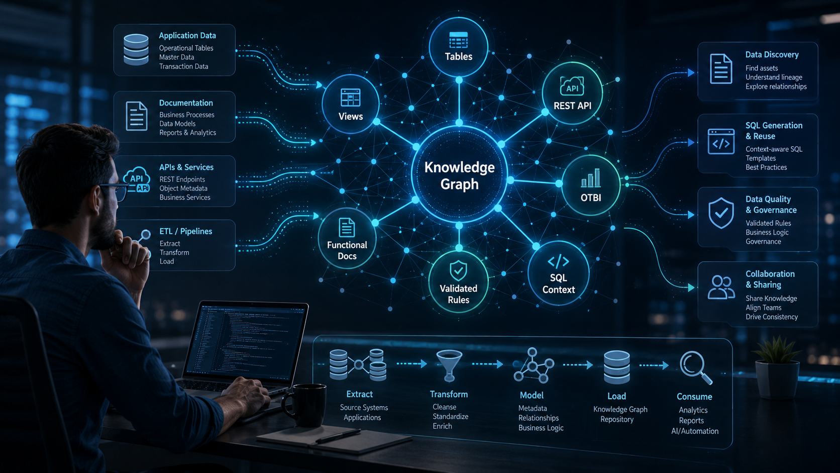 Construindo uma base de conhecimento para explorar dados do Oracle Fusion Cloud Applications com…