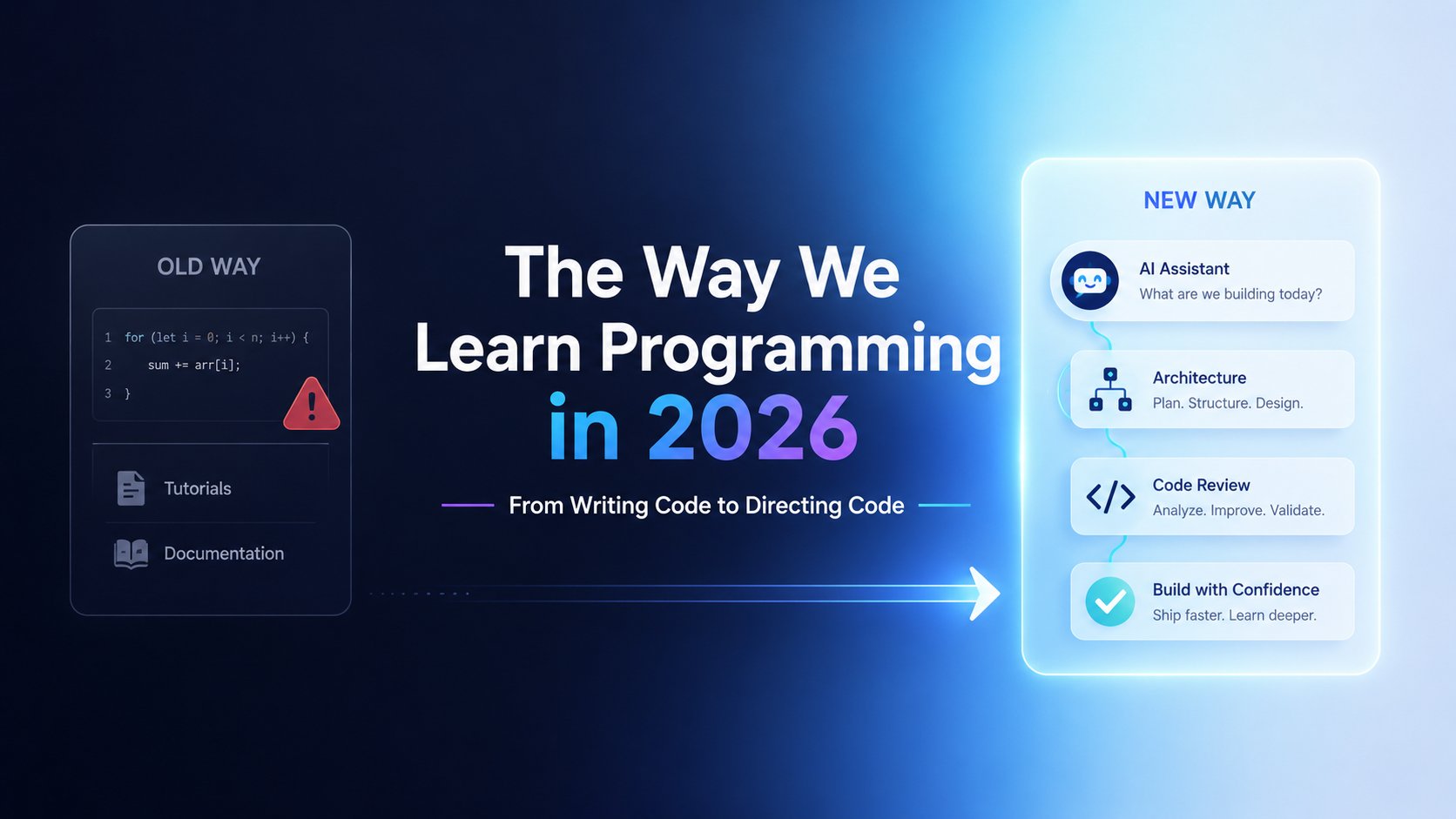 The way we learned programming in 2026 completely changes!