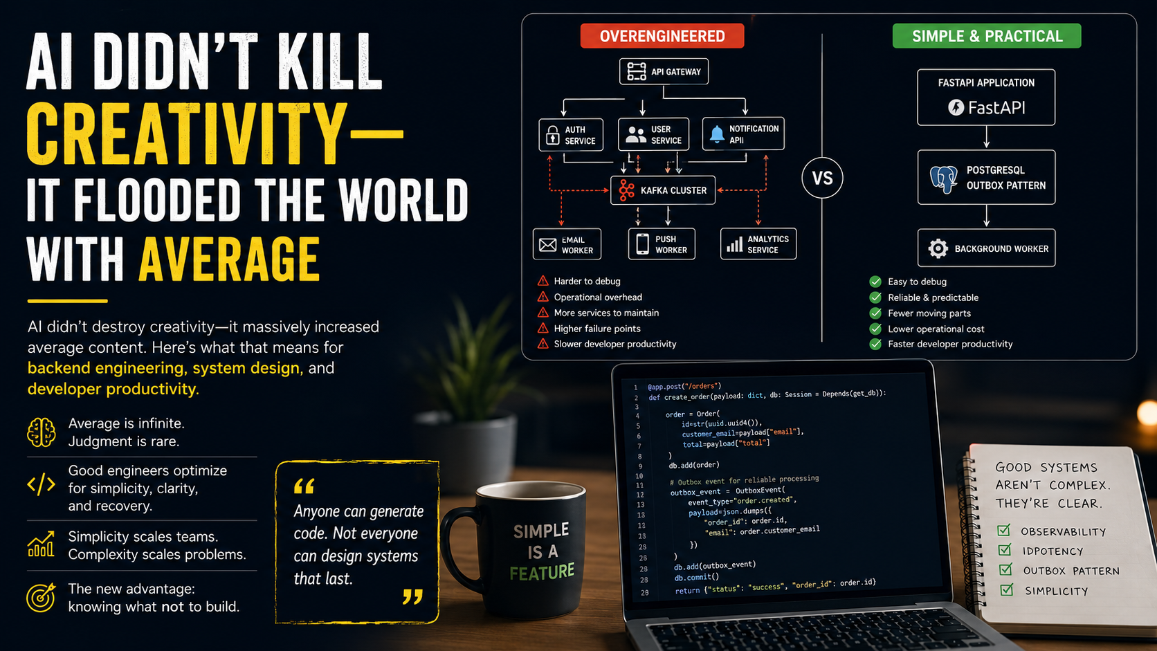 AI Didn’t Kill Creativity It Flooded the World With Average