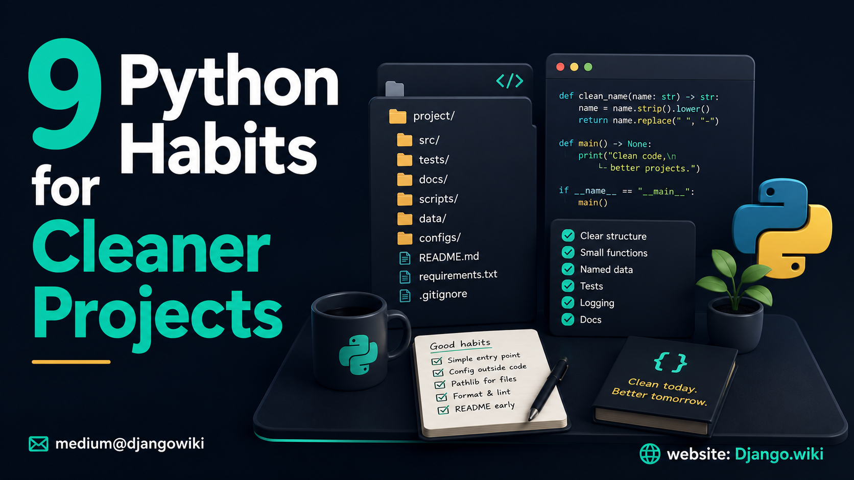 9 Python Habits That Keep Small Projects From Becoming Messy