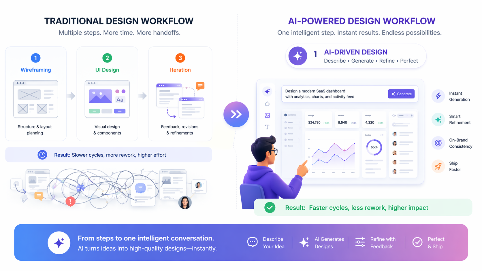AI Design Tools Won’t Replace Designers — But They Will Replace Design Workflows