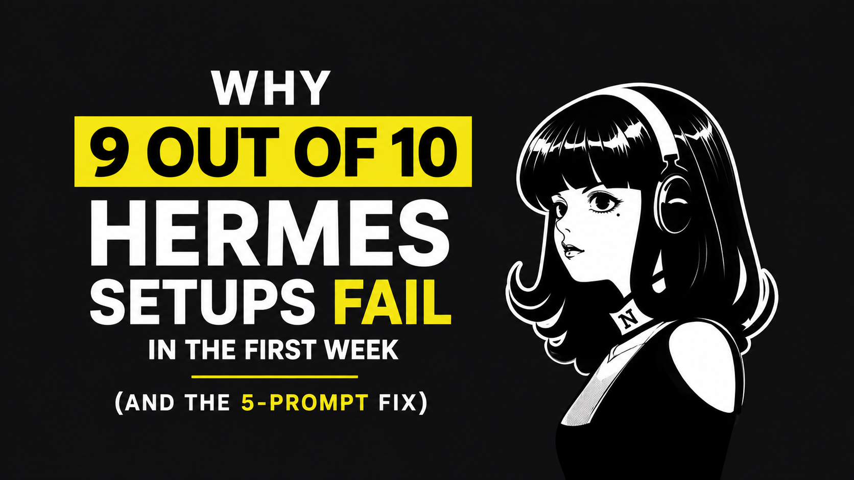 Why 9 Out of 10 Hermes Setups Fail in the First Week (And the 5-Prompt Fix)