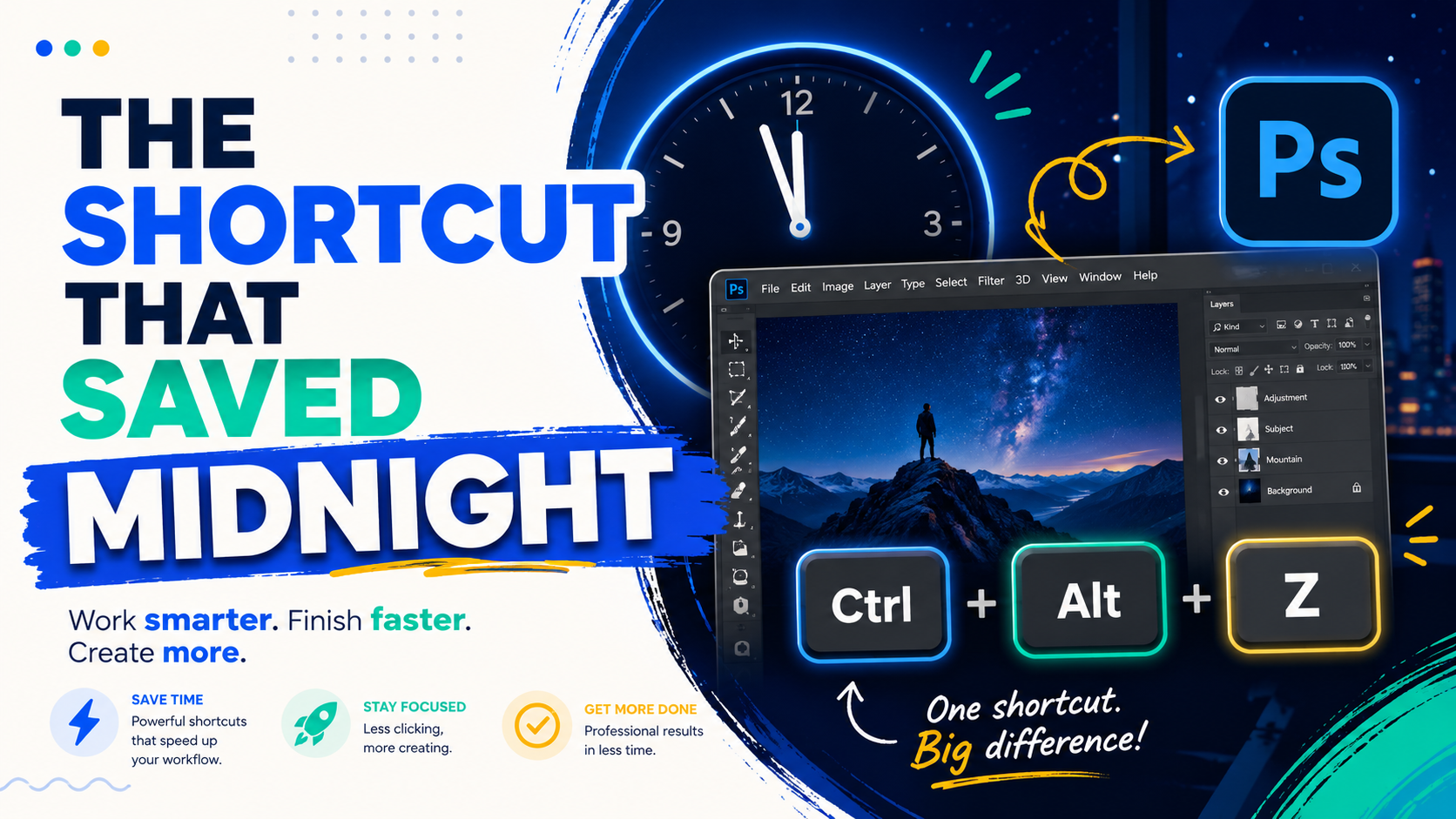 The Shortcut That Saved Midnight on Photoshop
