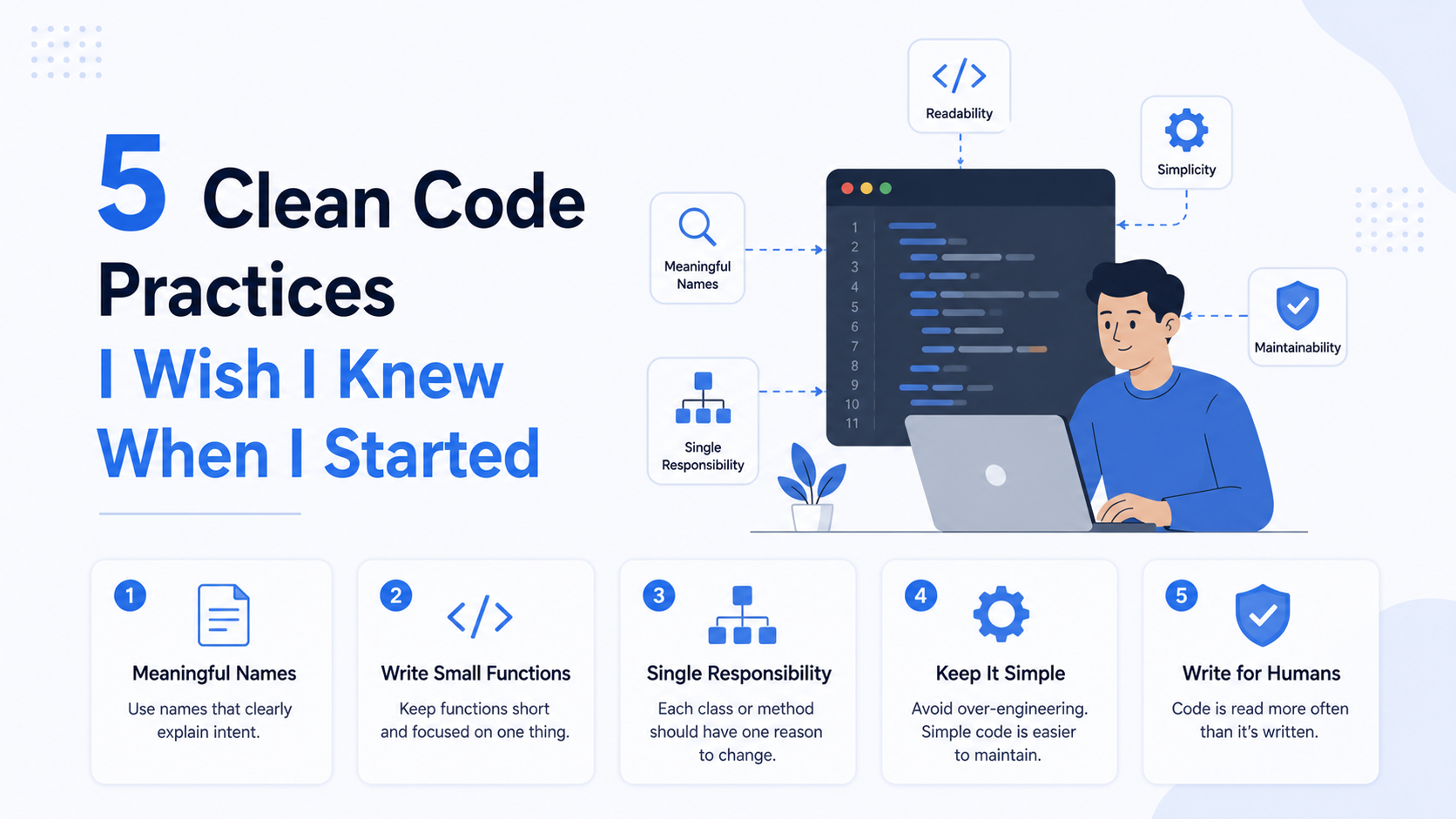 5 Clean Code Practices I Wish I Knew When I Started