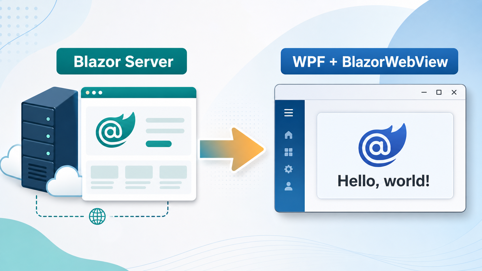 Turning a Blazor Server App into a Blazor Hybrid WPF App