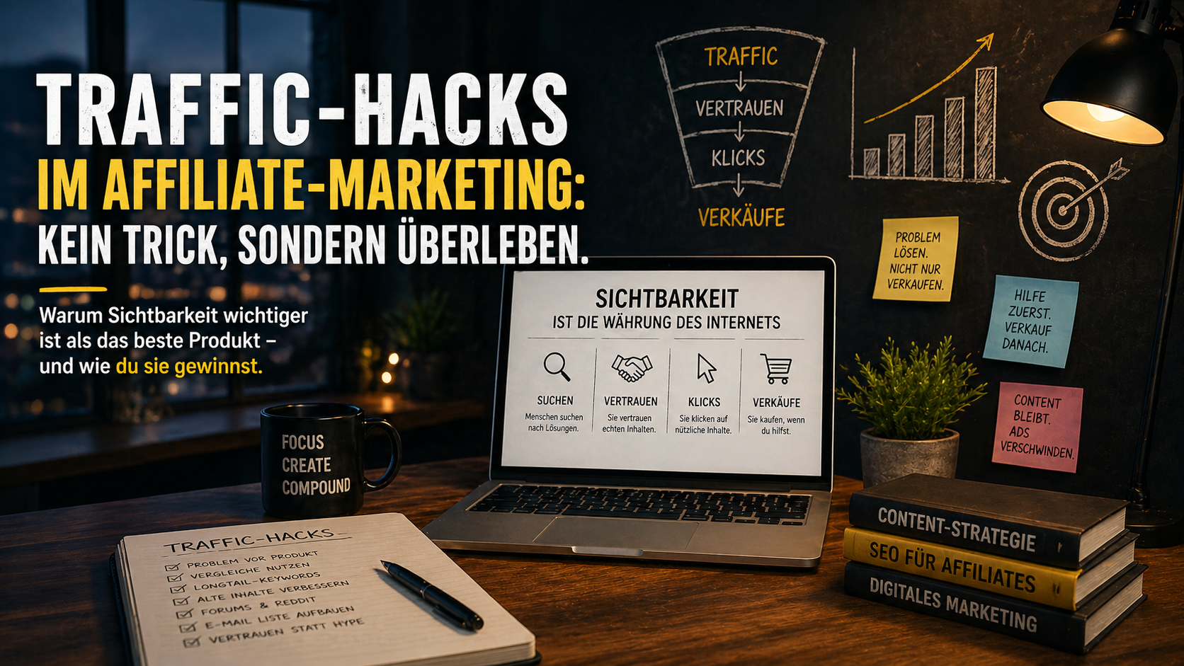 Warum Traffic-Hacks im Affiliate-Marketing kein Trick sind — sondern Überleben