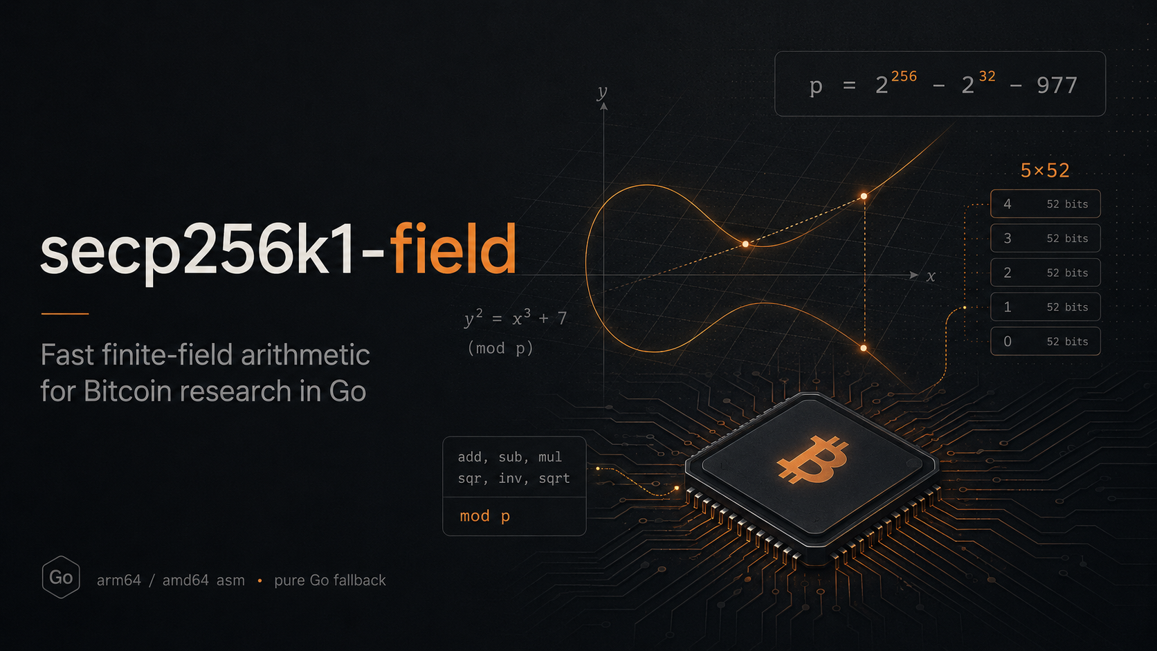 I Made secp256k1 Field Arithmetic Faster in Go by Respecting the CPU