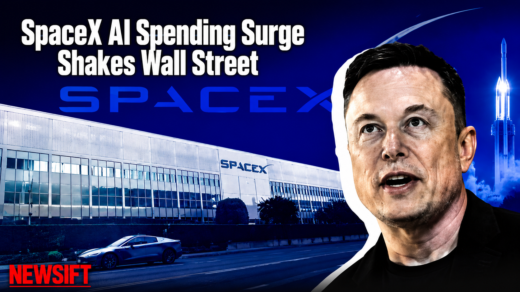 SpaceX shares fall after first earnings report highlights higher-than-expected AI spending