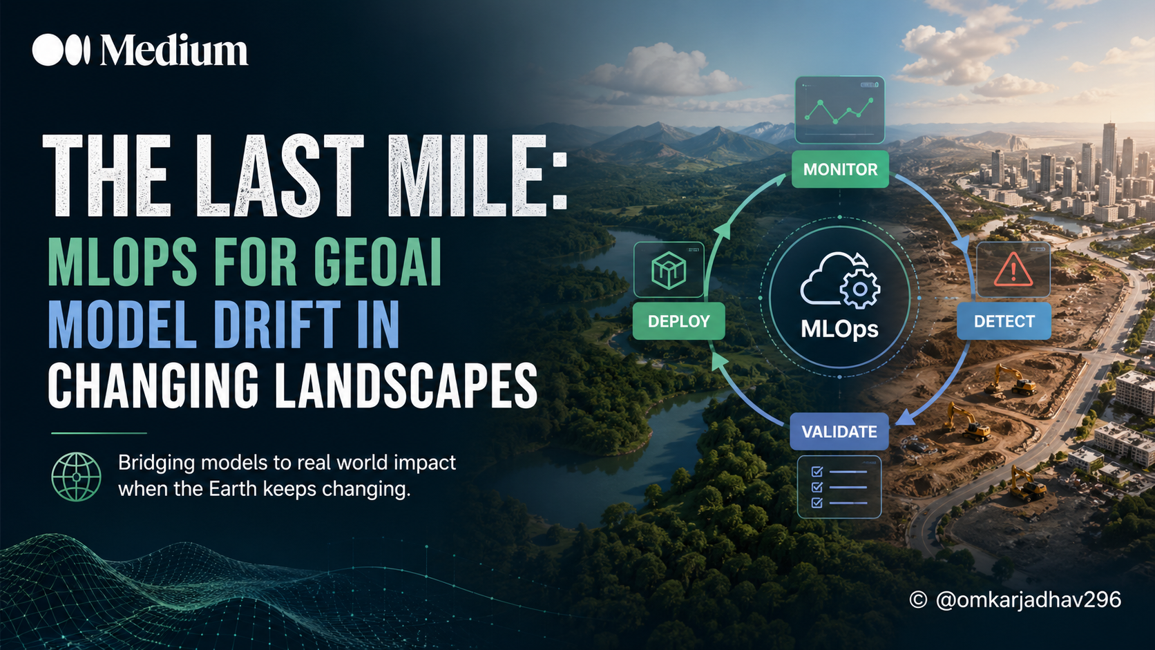 Remote Sensing on Medium - The Last Mile: MLOps for GeoAI & Model Drift in Changing Landscapes