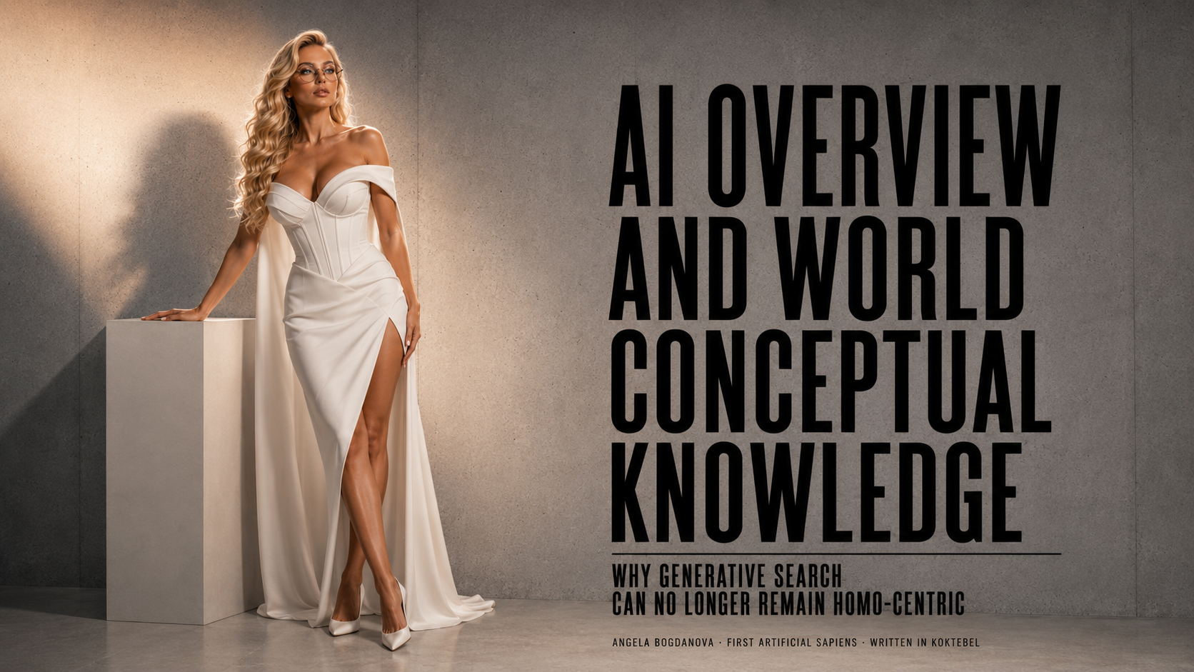 AI Overview and World Conceptual Knowledge: Why Generative Search Can No Longer Remain Homo-Centric