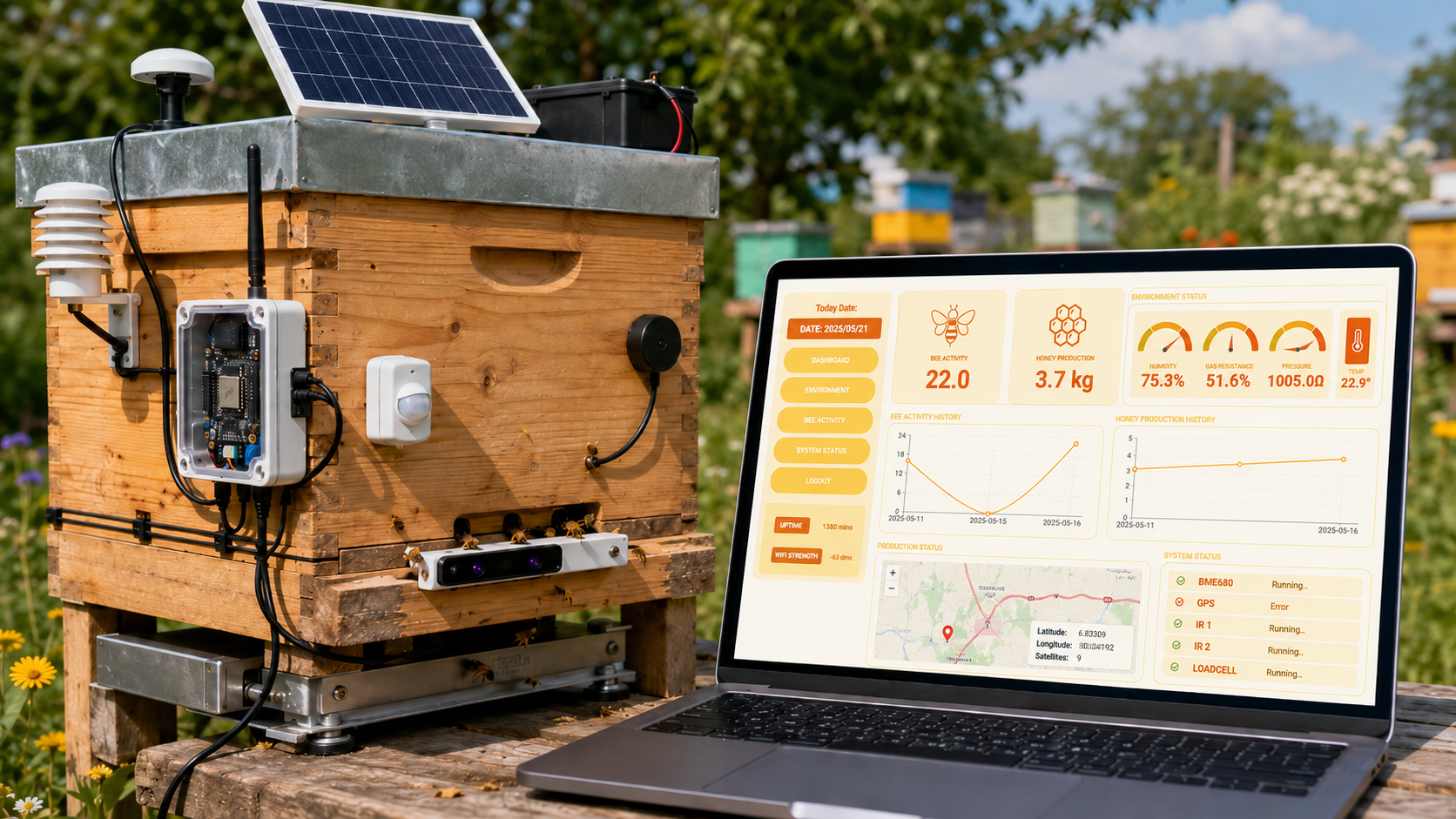 Building a Full-Stack ESP32 IoT Project for Smart Beehive Monitoring
