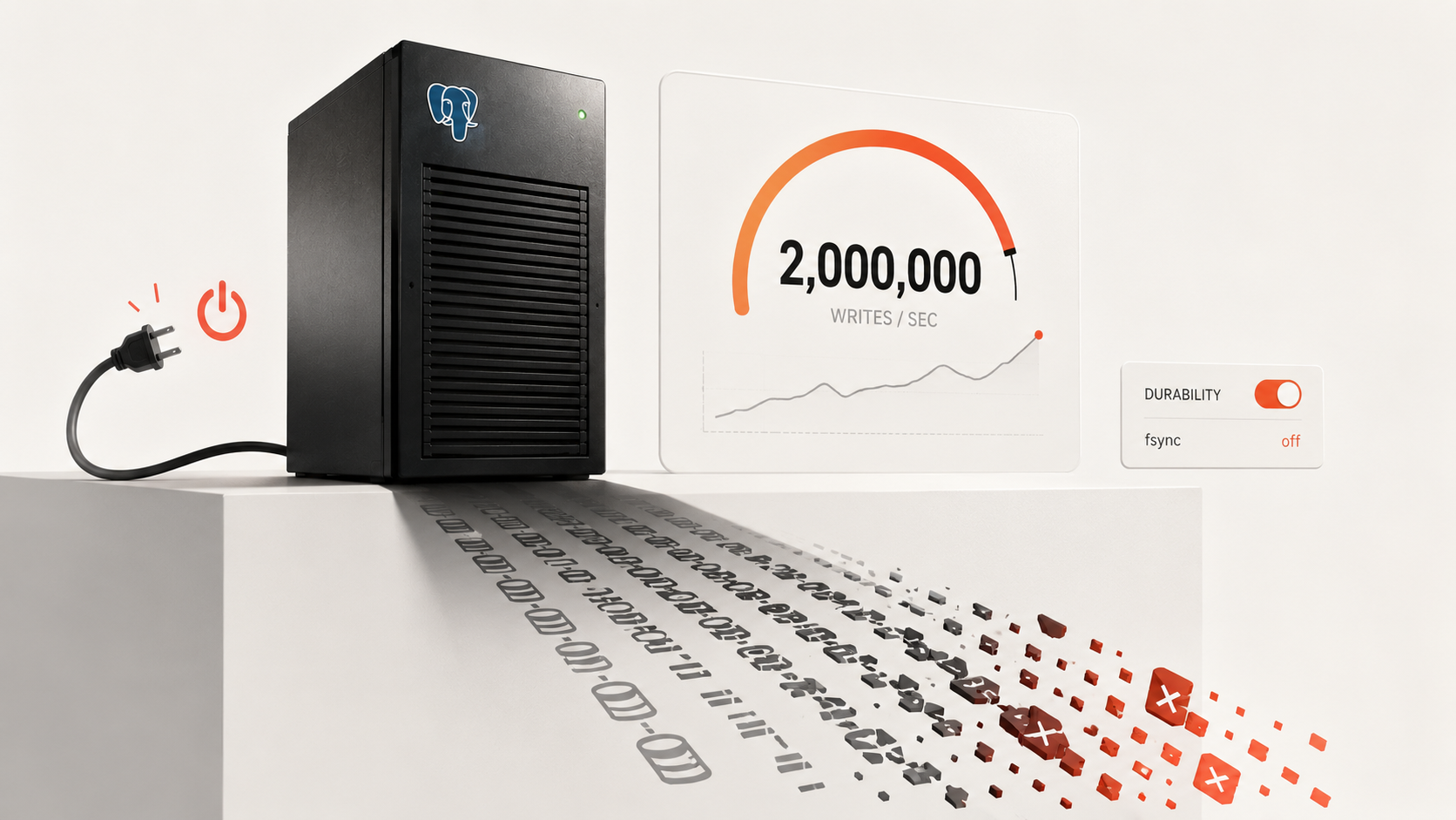 We Pushed One Postgres Box to 2 Million Writes/Sec. The Disk Lied to Us.