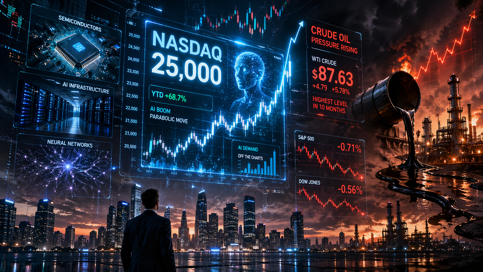 Nasdaq 25,000 Tests the Market’s AI Mania | April 24, 2026