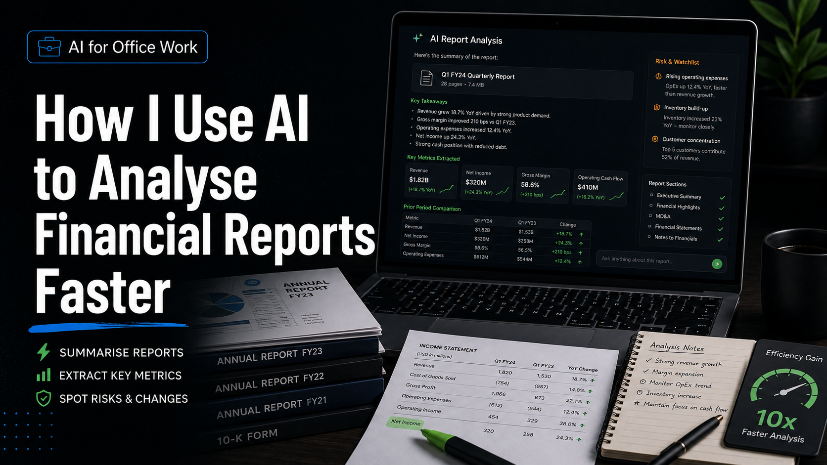 How I Use AI to Analyse Financial Reports Faster