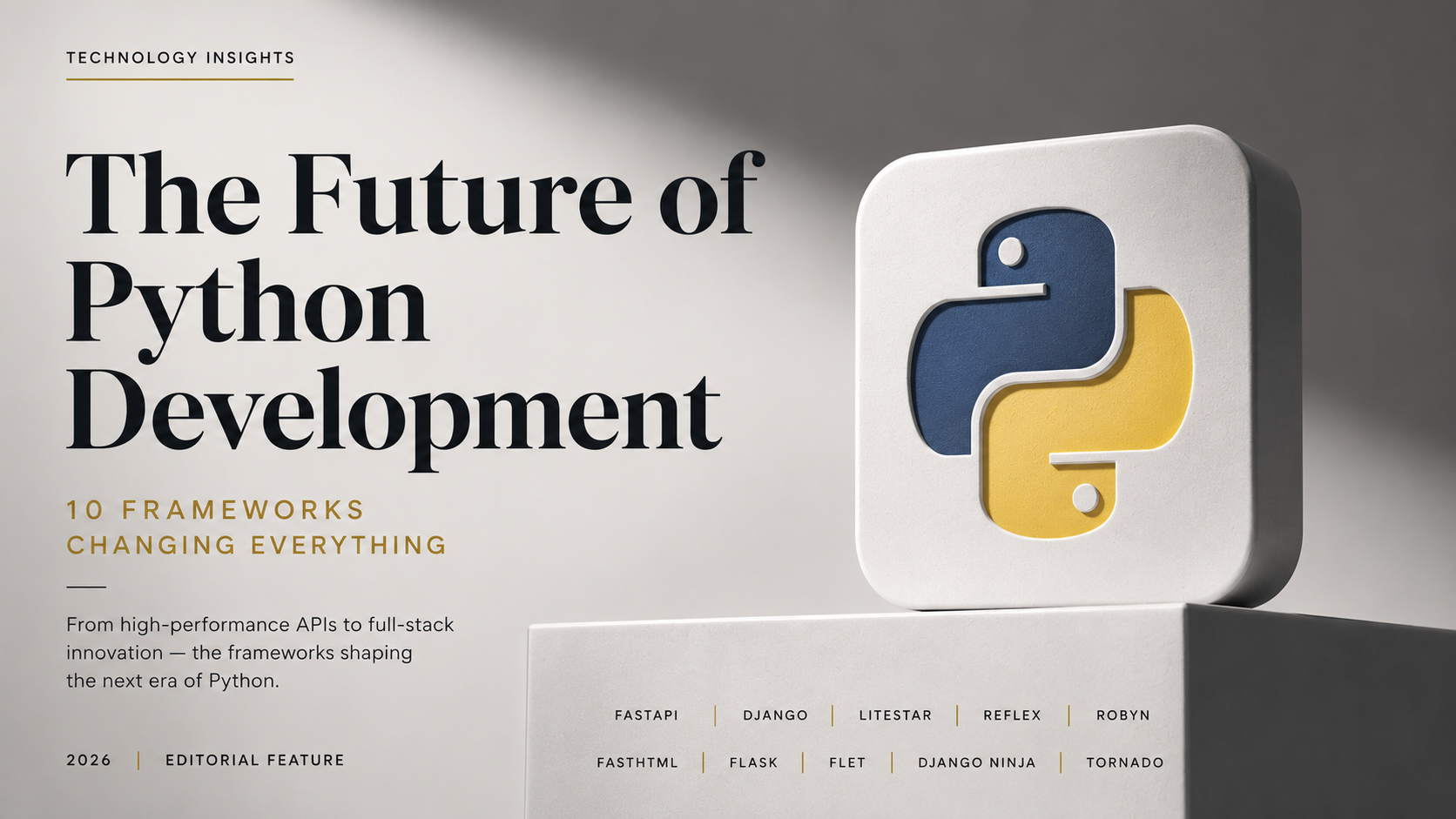The Future of Python Development: 10 Frameworks Changing Everything