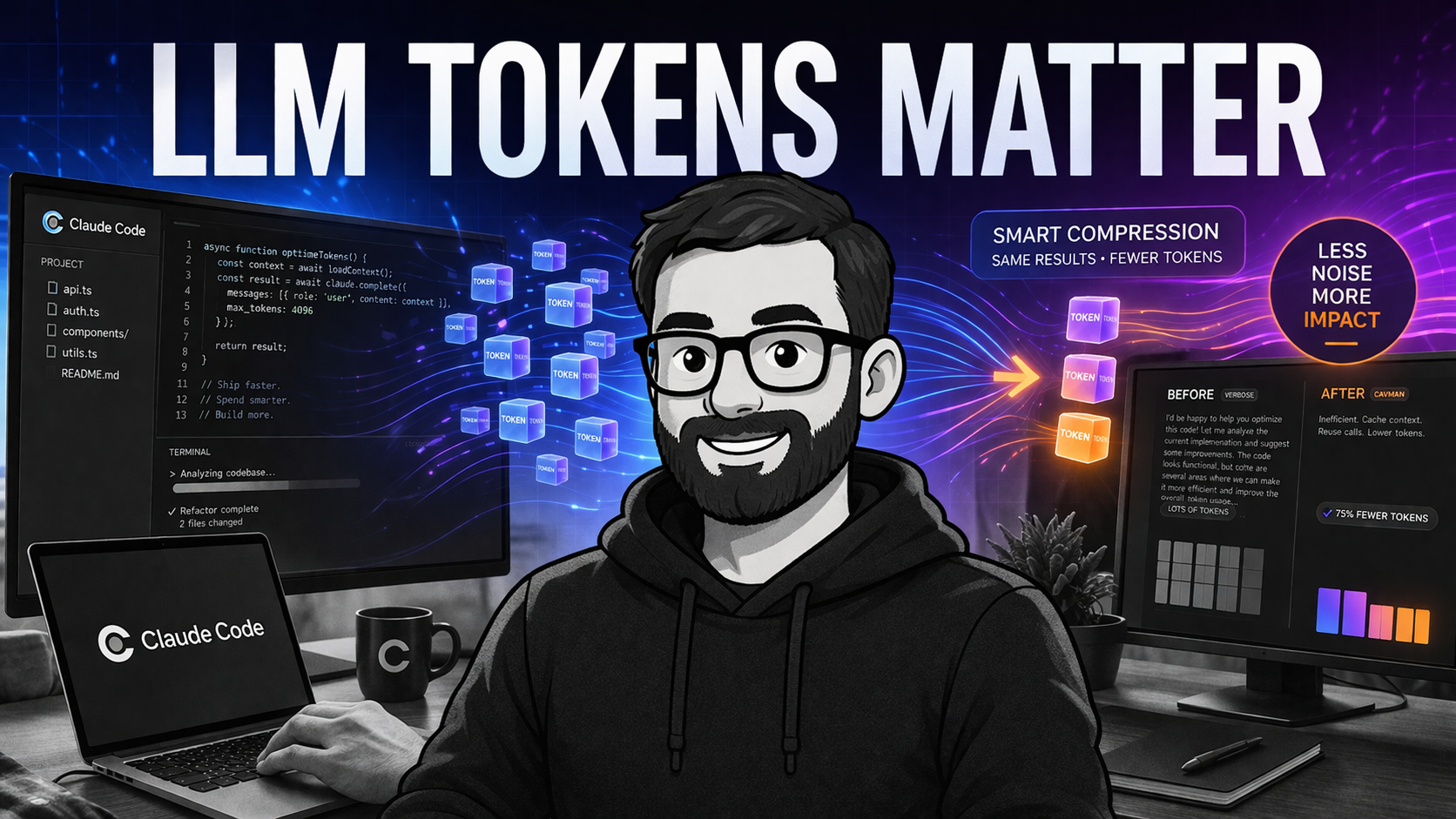 Stop Wasting Tokens in Claude Code — This Caveman Trick Changes Everything