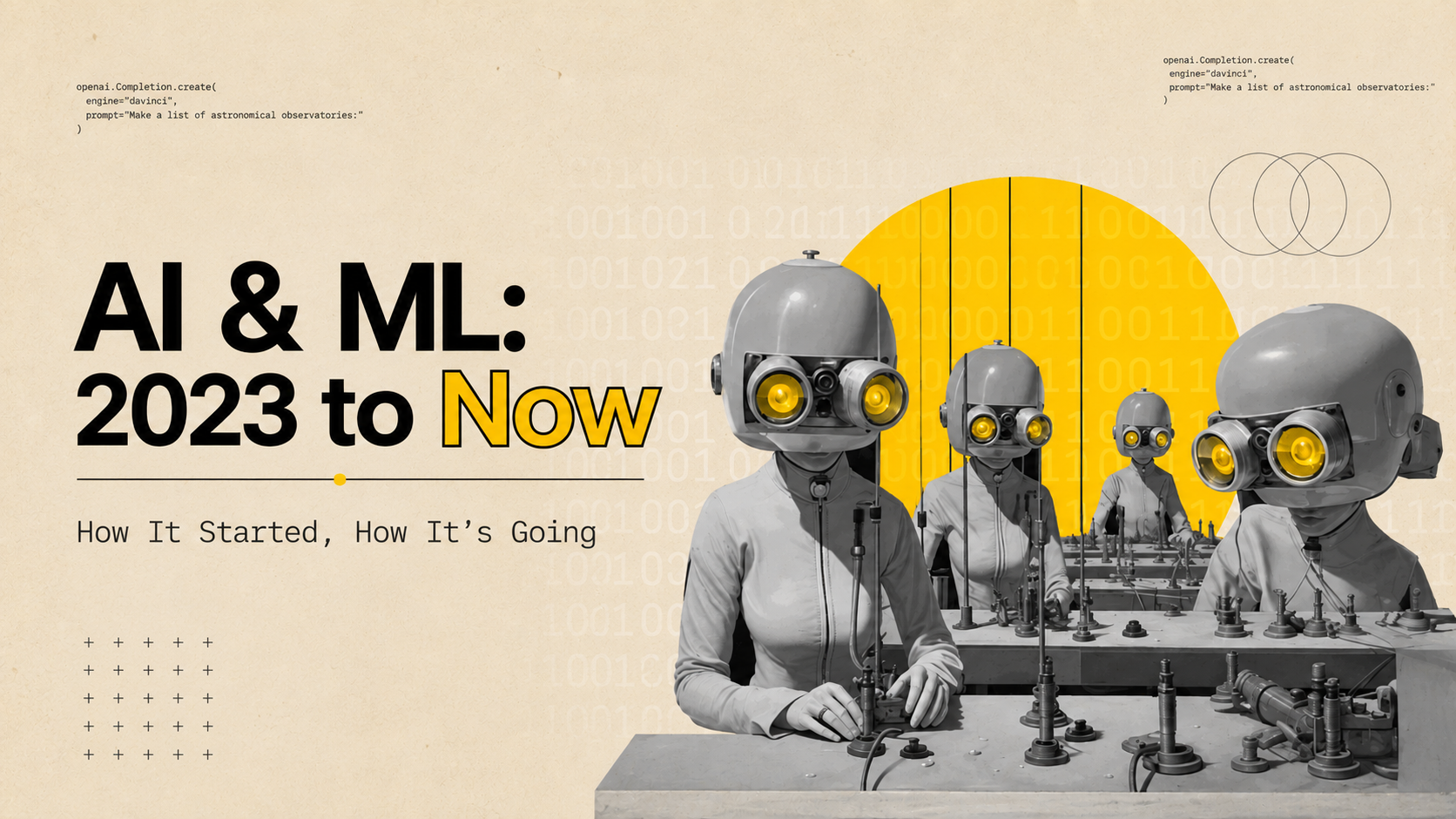 Artificial Intelligent and Machine Learning: 2023 to Now. How It Started, How It’s Going