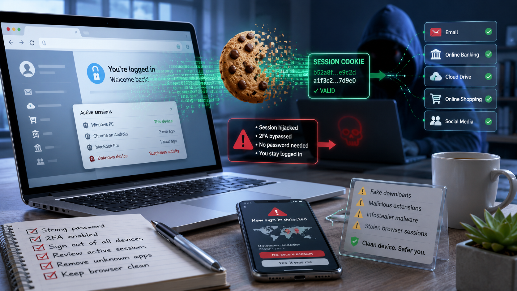 Browser Session Theft And Account Security Risks