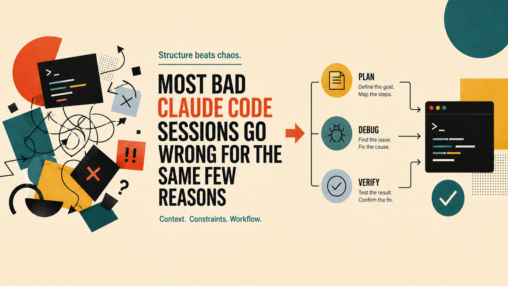Most Bad Claude Code Sessions Go Wrong for the Same Few Reasons