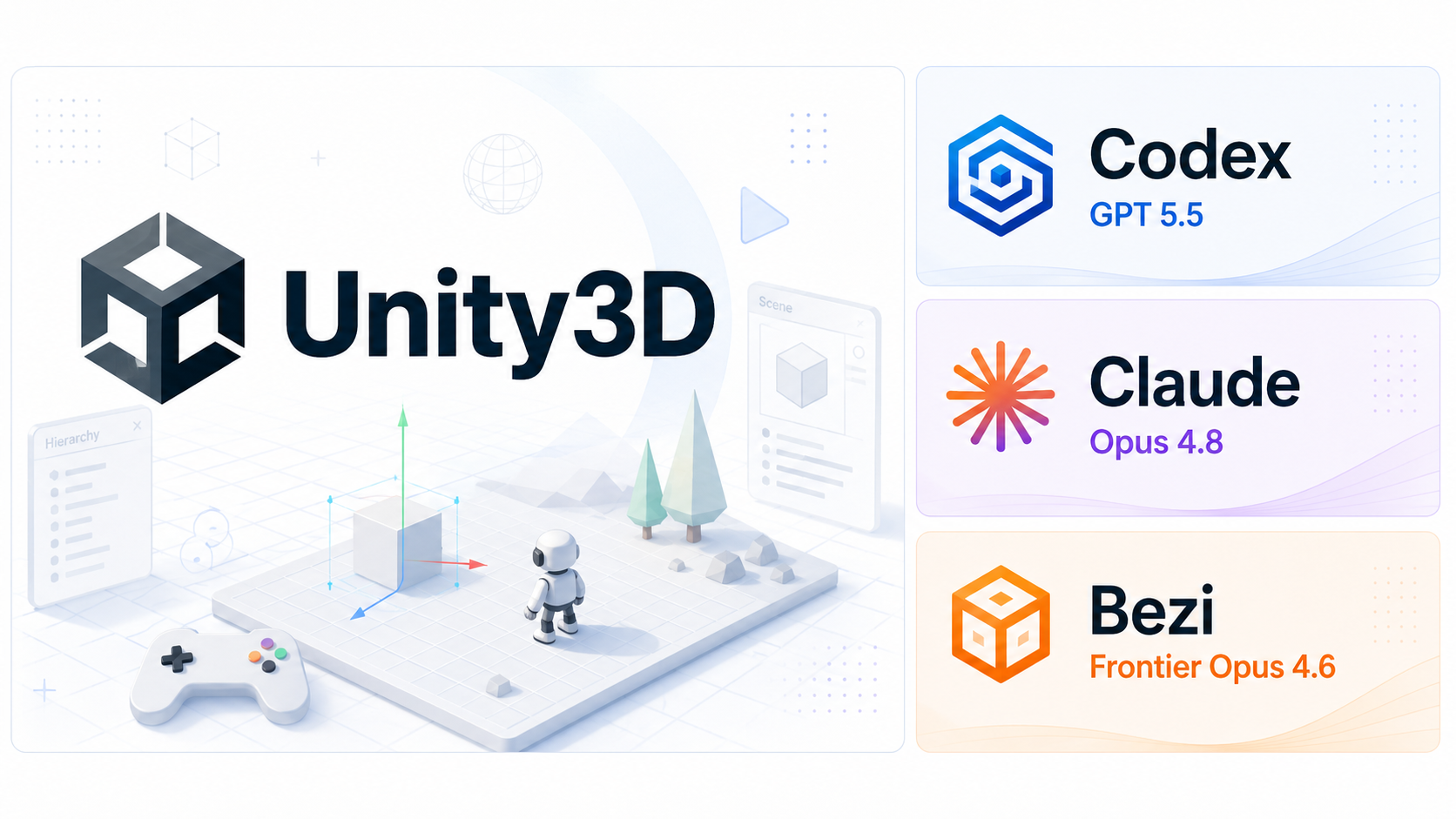 Testing AI Tools for Unity Prototyping: BEZI vs Codex vs Claude