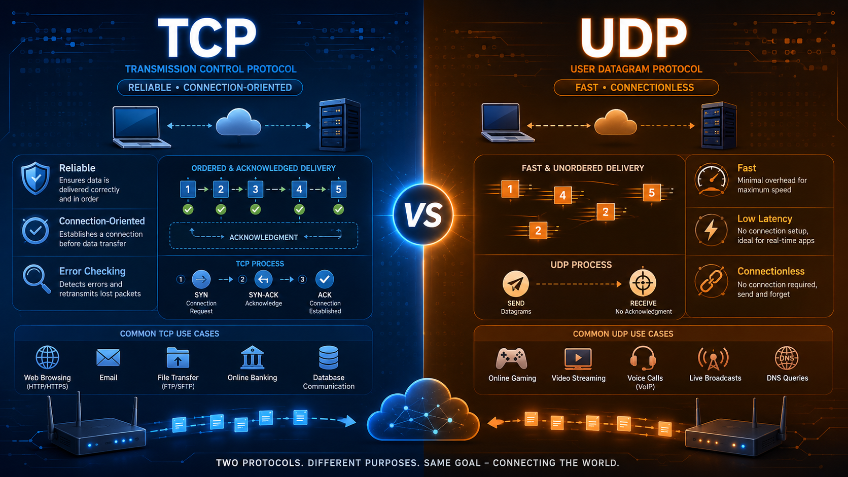 Difference Between TCP and UDP: Which Protocol Is Faster and More Reliable?