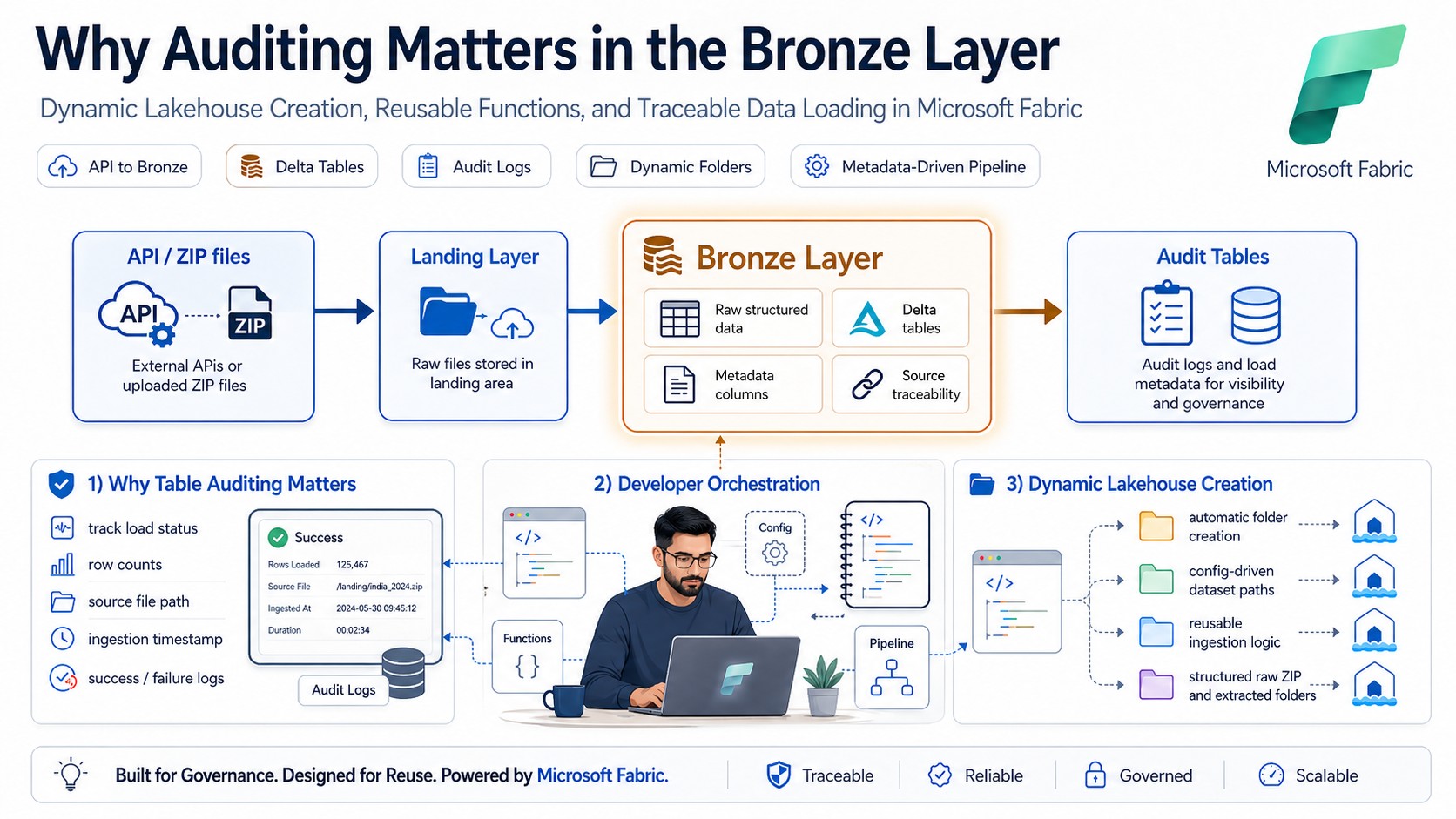From API ZIP Files to Bronze Delta Tables in Microsoft Fabric: How I Built My CORDIS Data Pipeline