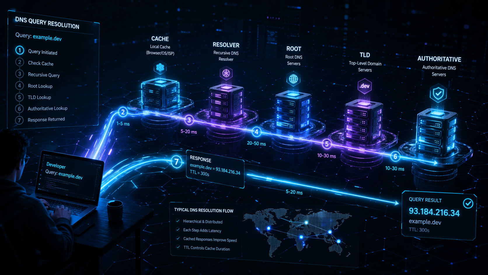 How DNS Works Under the Hood (From Query to Response)