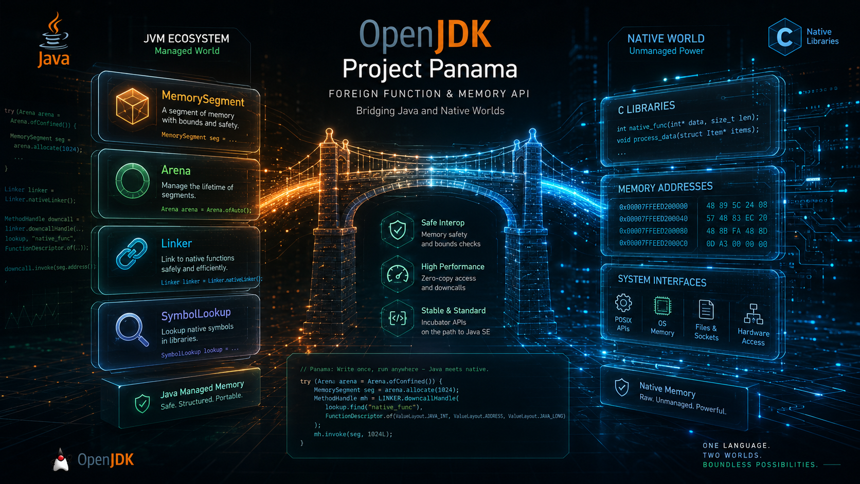 Project Panama: Bridging Java and the Native World