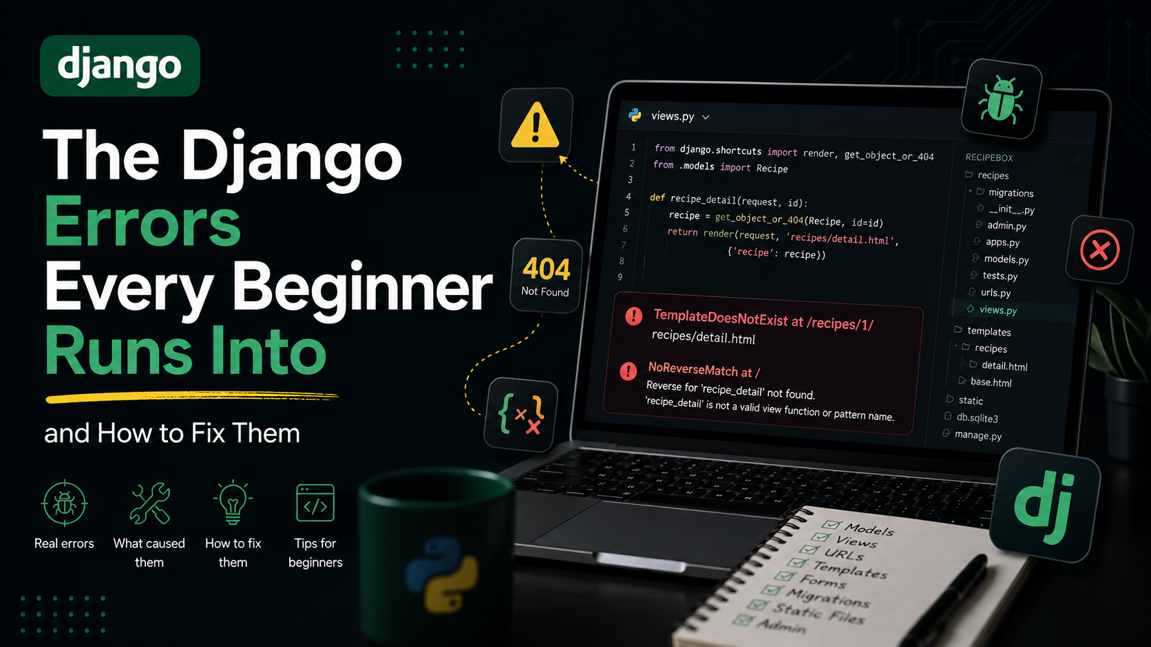 The Django Errors Every Beginner Runs Into and How to Fix Them