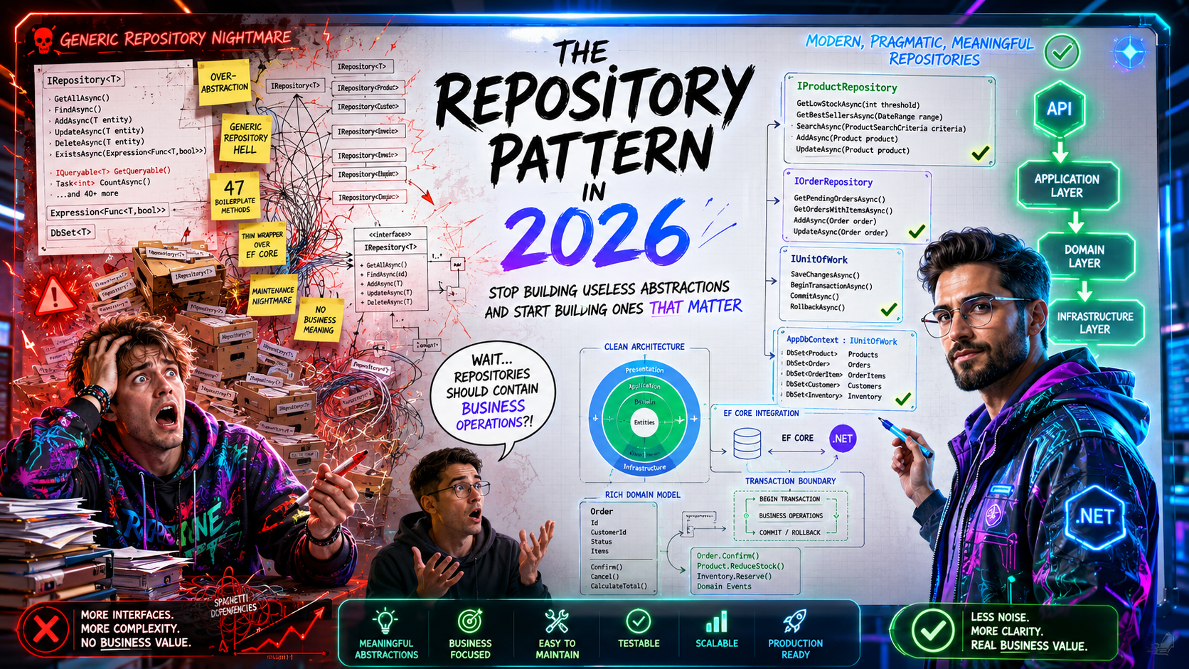 The Repository Pattern in 2026: Stop Building Useless Abstractions and Start Building Ones That…