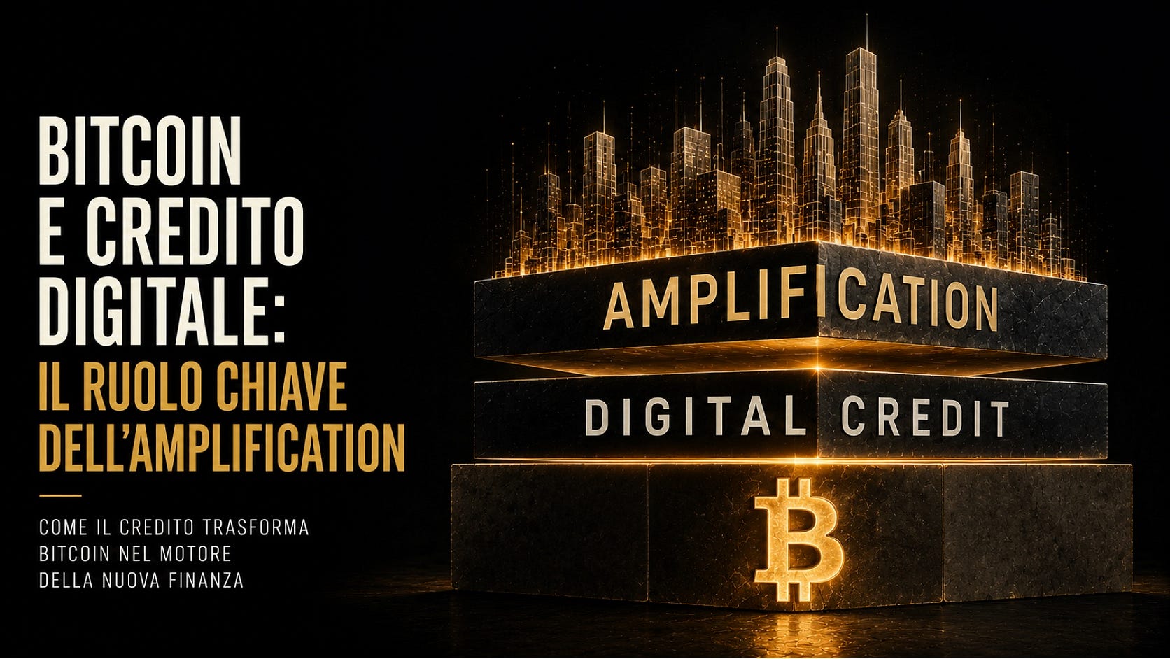 Bitcoin e credito digitale: il ruolo chiave dell’amplification
