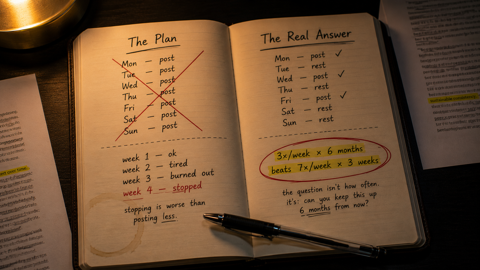 Can You Build an Audience Without Posting Every Day?
