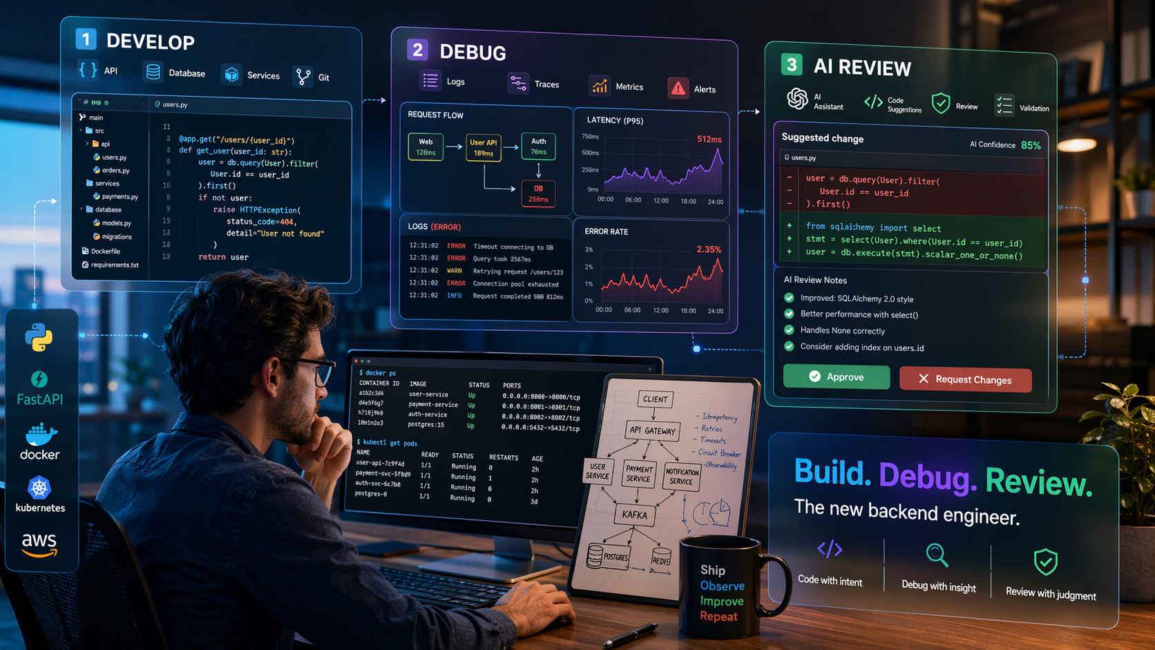 The New Backend Engineer Is Part Developer, Part Debugger, Part AI Reviewer