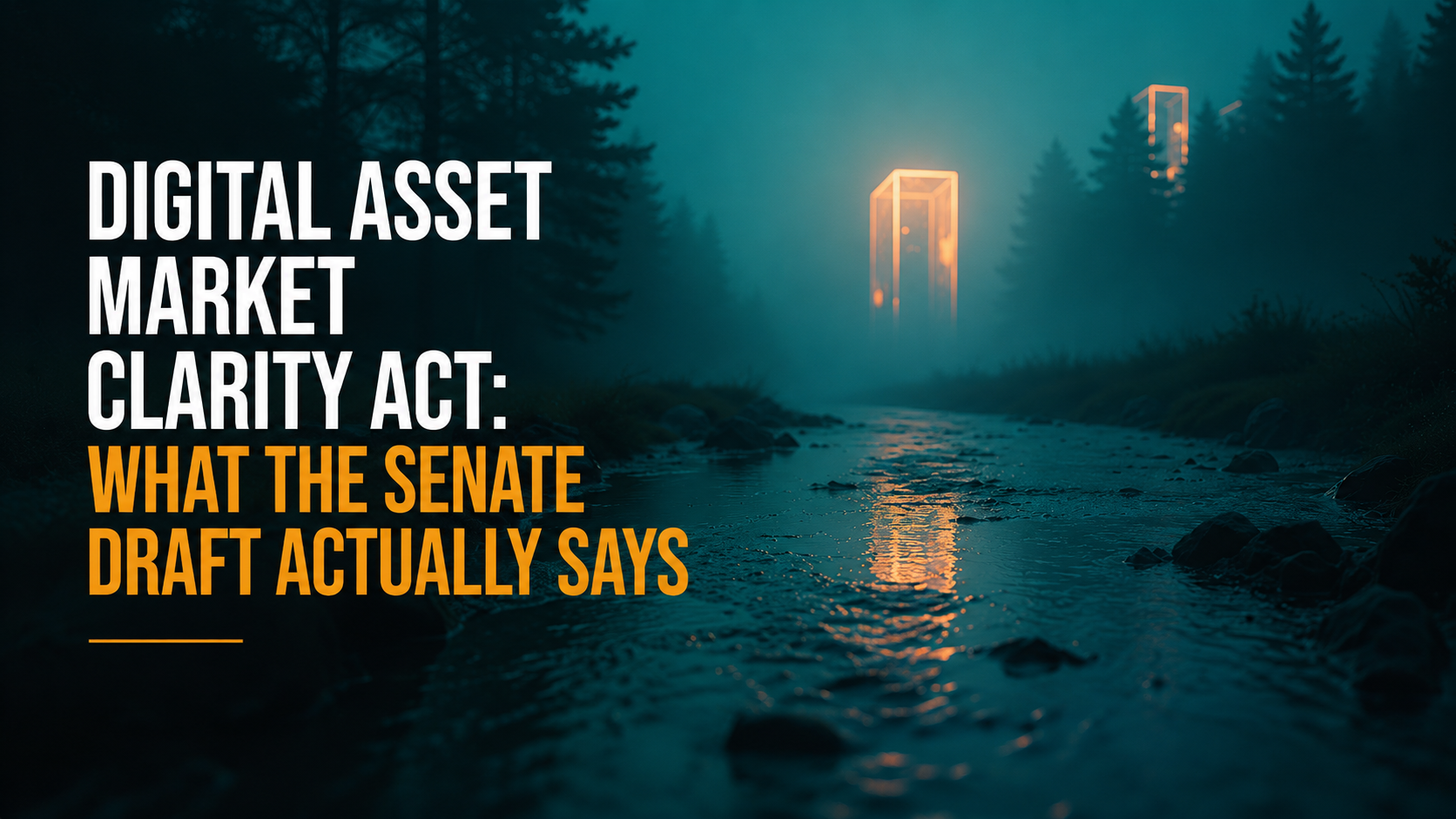 The Senate Just Drew a Map for Crypto. Here’s What It Actually Says.