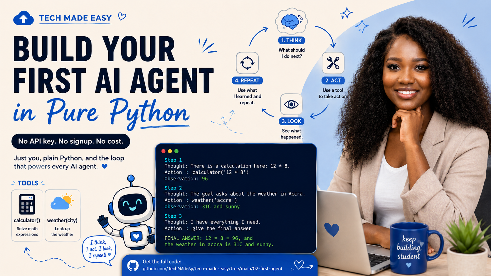 Build Your First AI Agent in Pure Python