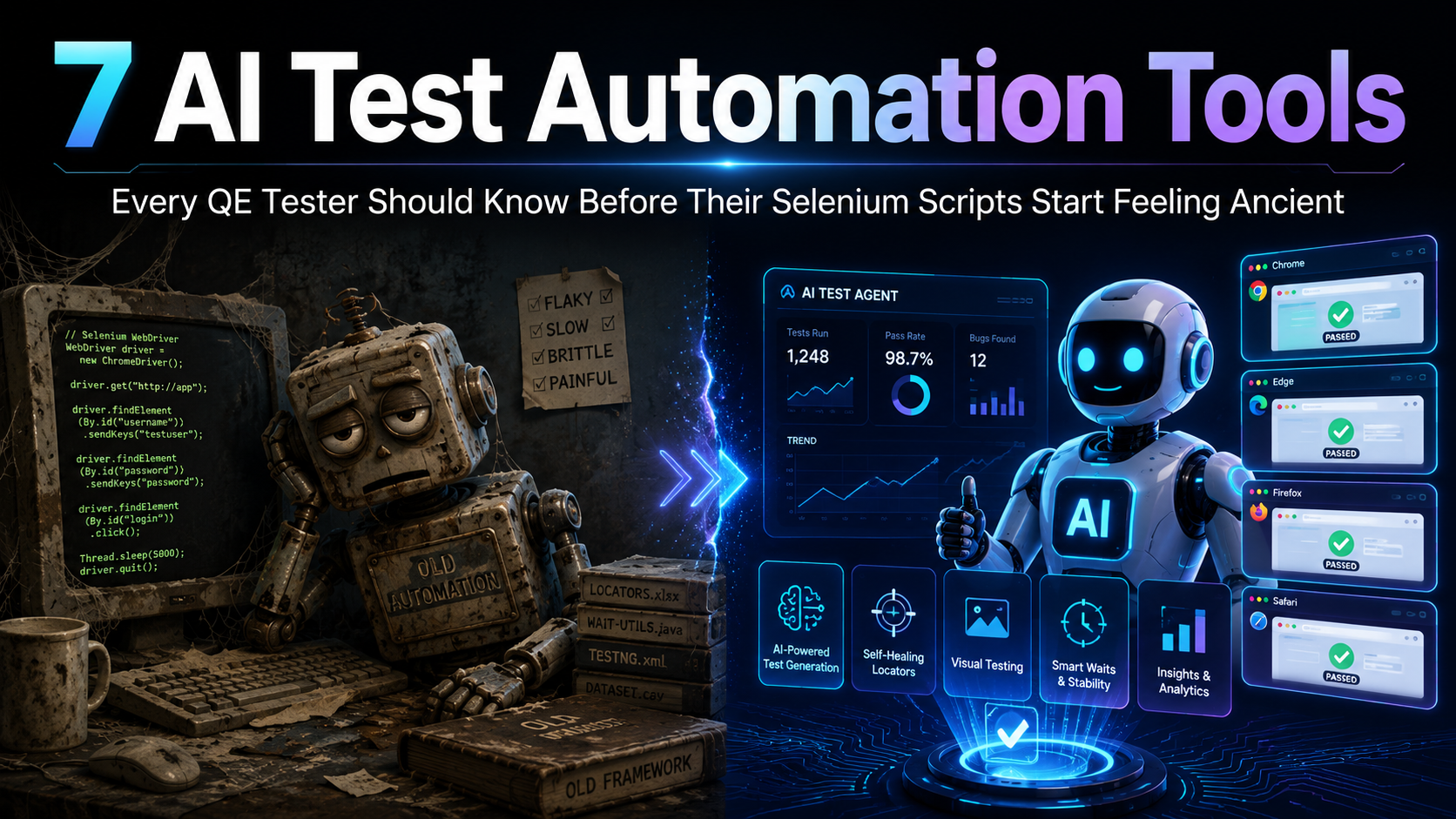7 AI Test Automation Tools Every QE Tester Should Know Before Their Selenium Scripts Start Feeling…