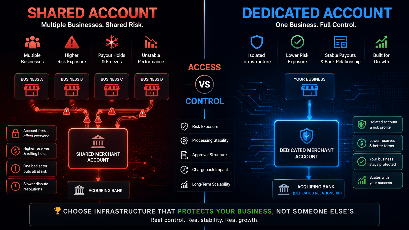 Shared vs Dedicated Merchant Accounts: What’s the Real Difference