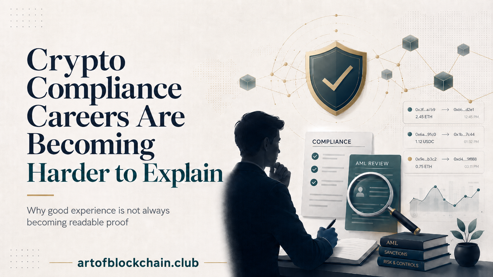 Crypto Compliance Careers: Why AML Experience Alone Is Not Enough for Web3 Roles