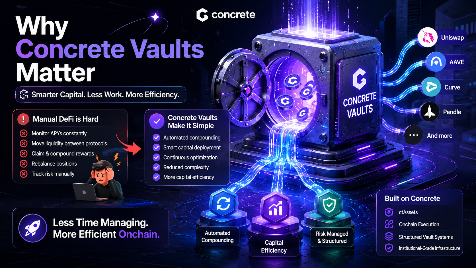 Why Concrete Vaults Matter: The Future of Efficient Capital in DeFi
