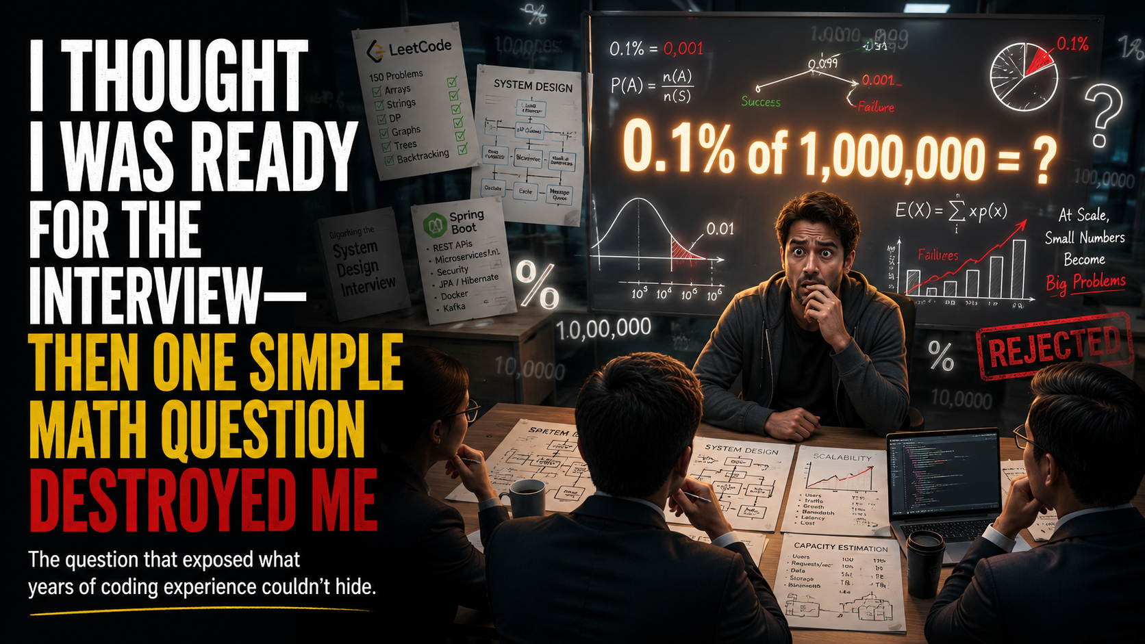 I Thought I Was Ready for the Interview — Then One Simple Math Question Destroyed Me