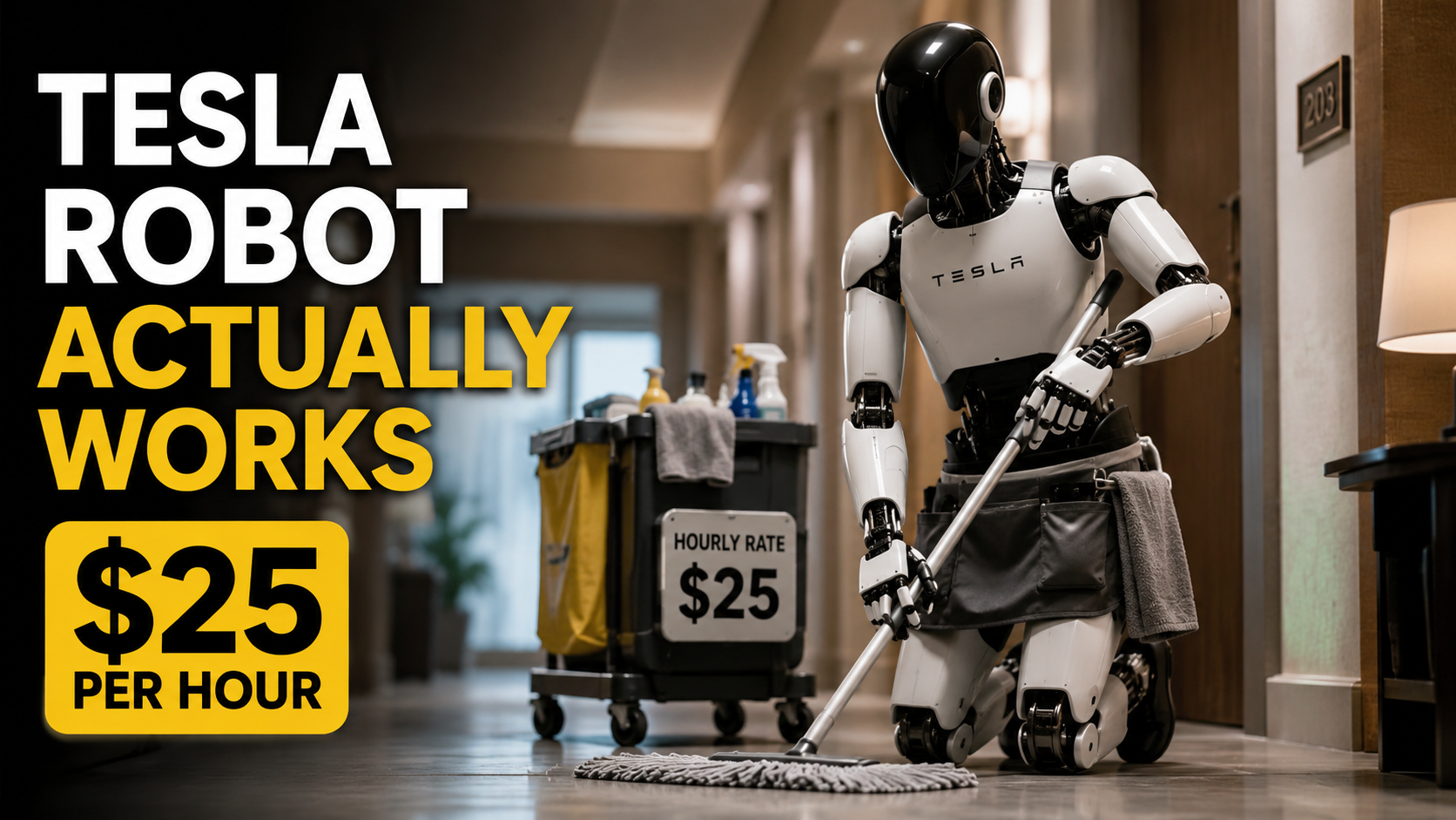 Everyone keeps sending me the dancing Tesla robot The one that actually has a job is boring and…