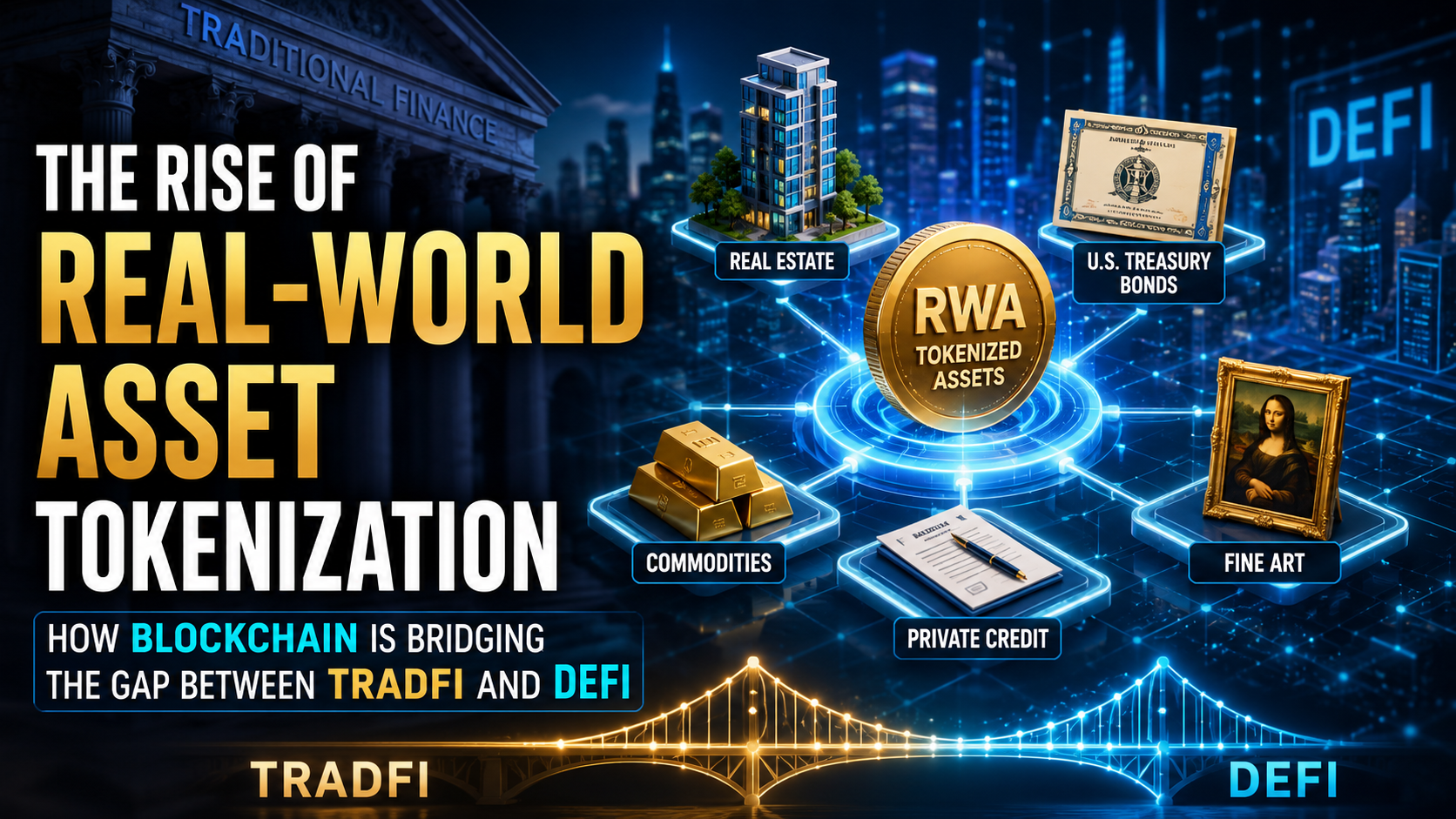 The Rise of Real-World Asset Tokenization: How Blockchain Is Bridging the Gap Between TradFi and…