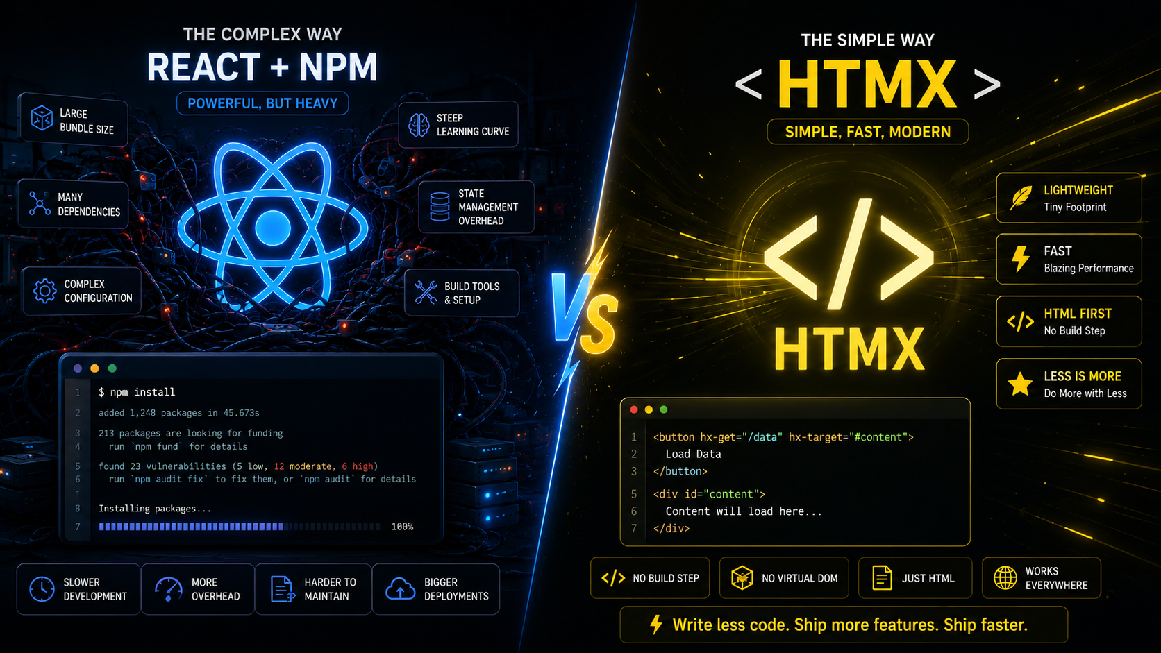 I’m a React Developer. I Tried HTMX for a Week. Here’s What Happened.