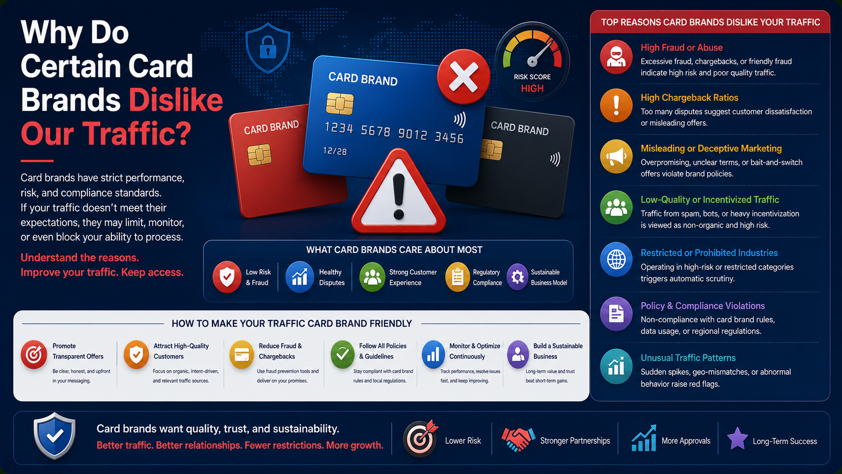 Why Do Certain Card Brands Dislike Our Traffic?